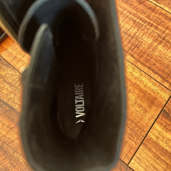 Zadig and Voltaire Tyler Laced Vintage Ankle Boots Size 39 - Picture 3 of 6